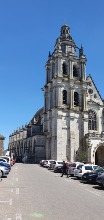 La Cathédrale de Blois et le jardin de l'évêché